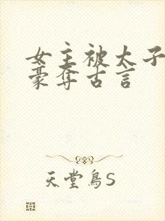 女主被太子强取豪夺古言