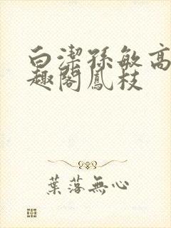 白洁孙敏高义笔趣阁凤枝封面