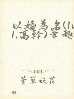 以婚为名(1v1,高干)笔趣阁