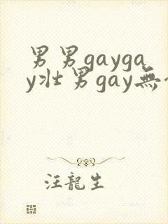 男男gaygay壮男gay无套封面