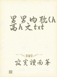 男男肉耽(h)高h文txt