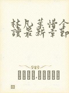 林凡叶惜全文阅读最新章节列表