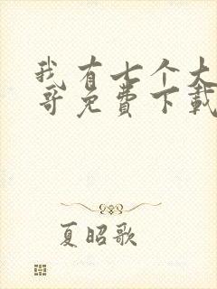 我有七个大佬哥哥免费下载