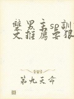 双男主sp训诫文推荐要狠的