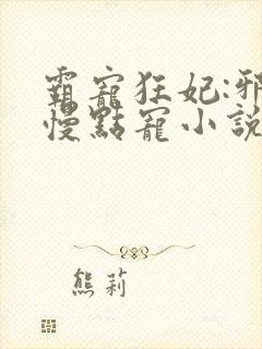 霸宠狂妃:邪王慢点宠小说