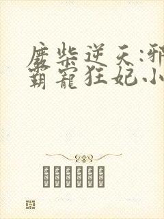 废柴逆天:邪王霸宠狂妃小说