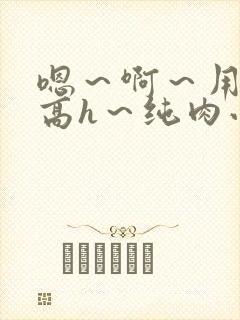 嗯～啊～用力～高h～纯肉小说