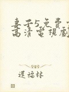 妻子5免费完整高清电视剧在线观看