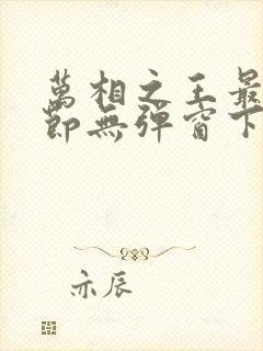 万相之王最新章节无弹窗下载封面