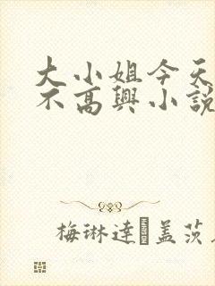 大小姐今天怎么不高兴小说免费阅读封面