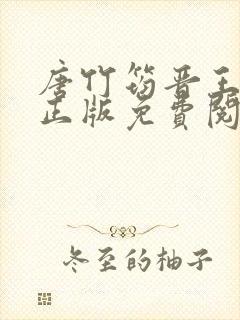 唐竹筠晋王小说正版免费阅读无弹窗