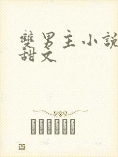 双男主小说推荐甜文封面