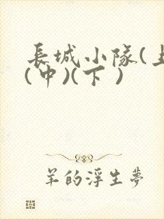 长城小队(上)(中)(下 )