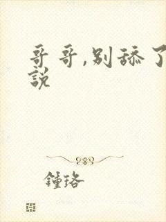 哥哥,别舔了小说