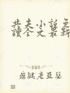 共夫小说免费阅读全文最新章节