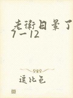 老卫日晕了淑蓉7一12封面