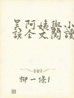 吴阿姨与小天小说全文阅读最新章节