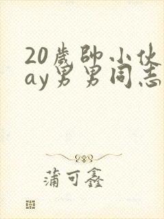 20岁帅小伙gay男男同志网站