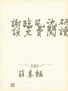 谢临风沈研卿小说免费阅读最新章节封面