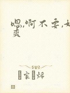 嗯,啊不要,好爽封面