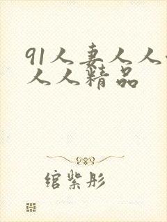 91人妻人人澡人人精品封面