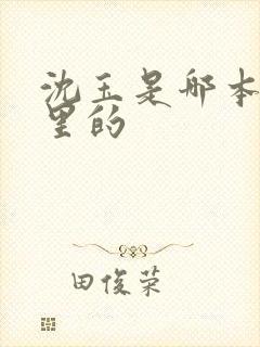 沈玉是哪本小说里的