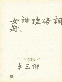 女神攻略调教手册.