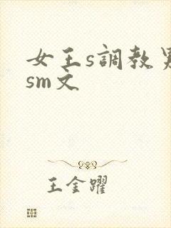 女王s调教男奴sm文