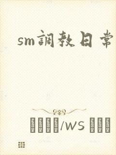 sm调教日常文封面
