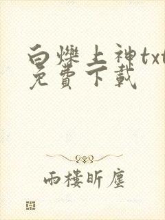 白烁上神txt免费下载封面