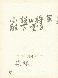 小说w将军夫人难下堂》