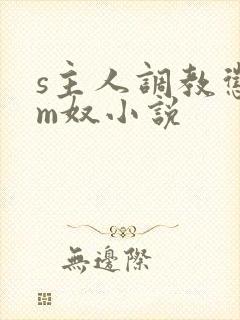 s主人调教惩罚m奴小说