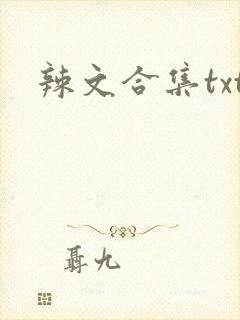 辣文合集txt