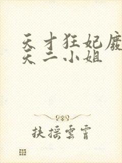 天才狂妃废材逆天二小姐