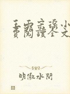 王雨宋瑶小说免费阅读全文最新章节