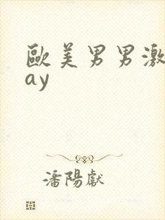 欧美男男激情gay