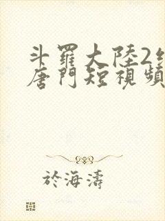 斗罗大陆2绝世唐门短视频