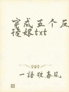穿成五个反派的后娘txt