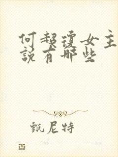 何超琼女主的小说有哪些