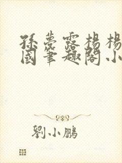 孙梦露杨杨峰正国笔趣阁小说