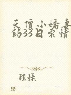 天价小娇妻总裁的33日索情