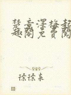 楚意泽梅起岚笔趣阁免费阅读