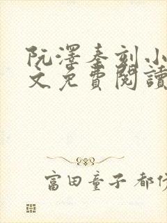 阮泽秦刻小说全文免费阅读最新章节