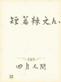 短篇辣文h小说