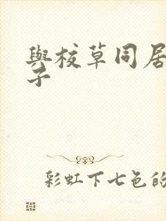 与校草同居的日子