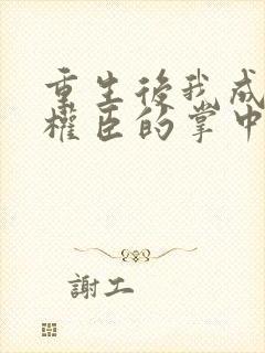 重生后我成为了权臣的掌中娇