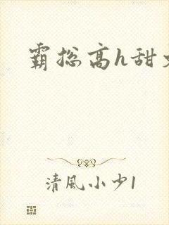 霸总高h甜文封面