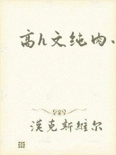 高h文纯肉小说