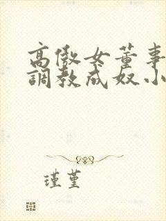 高傲女董事长被调教成奴小说封面