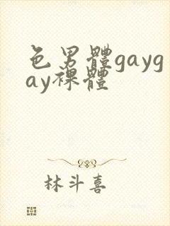 色男体gaygay裸体
